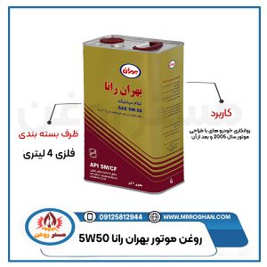 قیمت-و-خرید-روغن-بهران-رانا-5W50